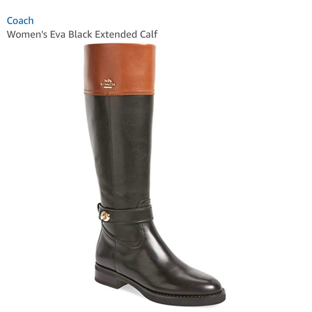 Coach Eva extended calf boots